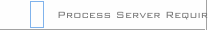 Process Server Requirement
