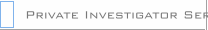 Private Investigator Services